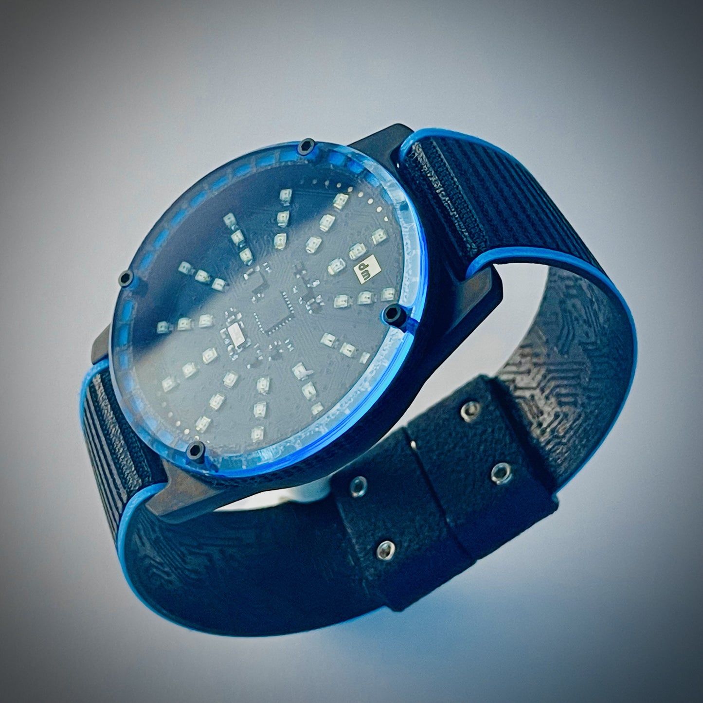 BLUE-FLUO-WATCH