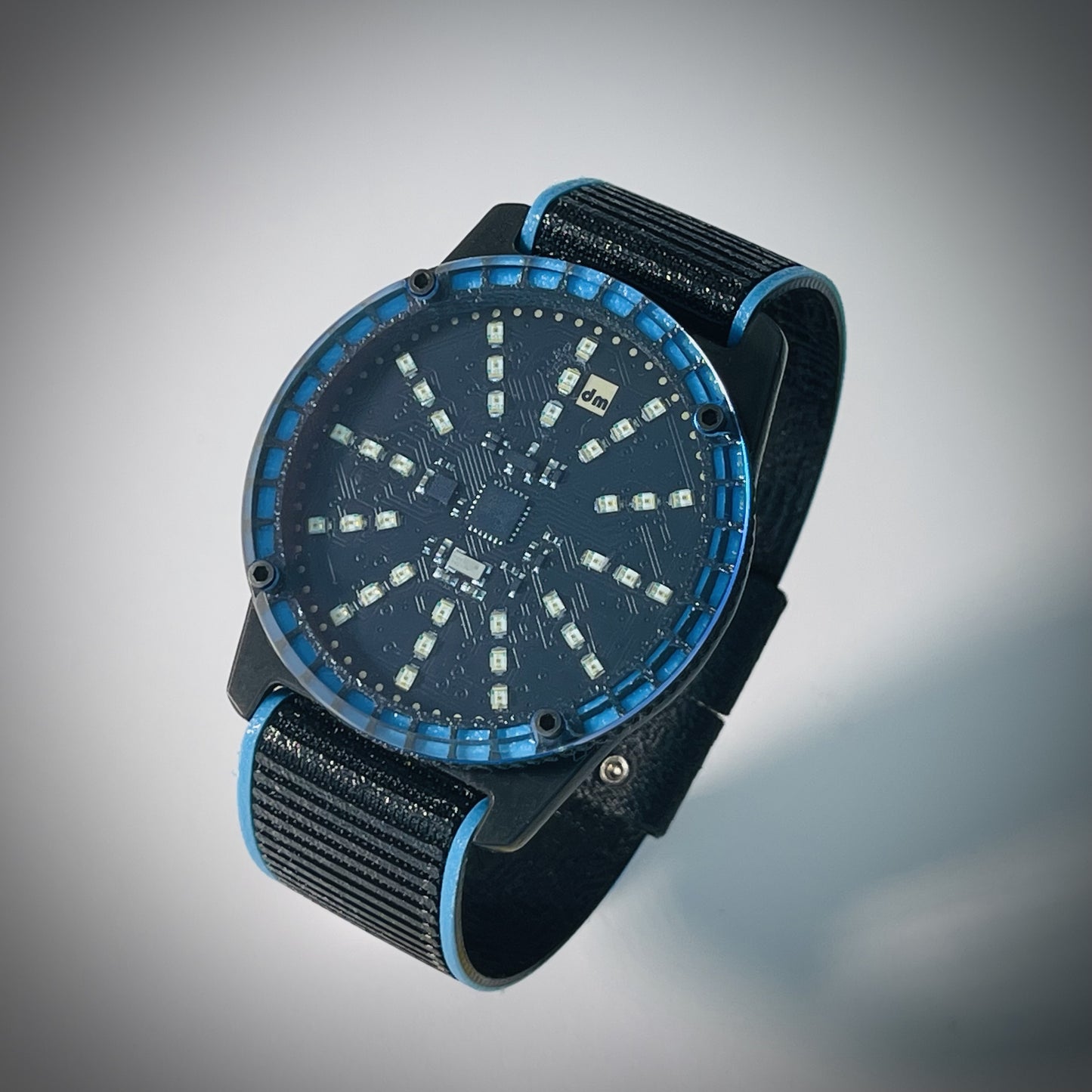BLUE-FLUO-WATCH