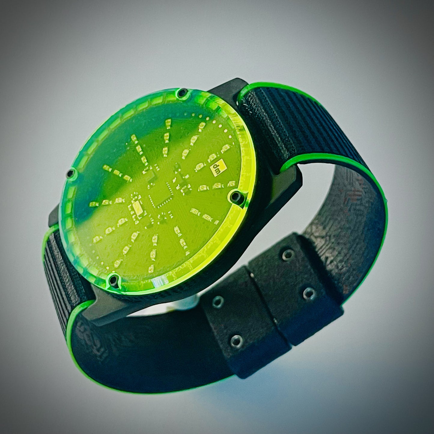 GREEN-FLUO-WATCH