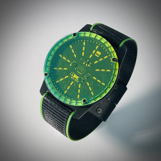 GREEN-FLUO-WATCH